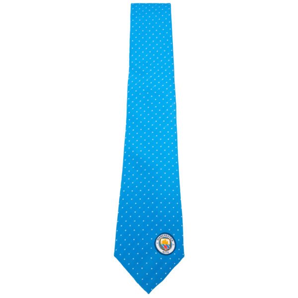 TM-04394-Manchester-City-FC-Sky-Blue-Tie-2 Official Manchester City FC Sky Blue Tie