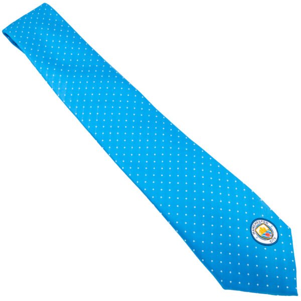 TM-04394-Manchester-City-FC-Sky-Blue-Tie-3 Official Manchester City FC Sky Blue Tie