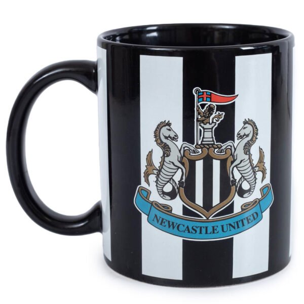 TM-04467-Newcastle-United-FC-Striped-Mug-1 Official Newcastle United FC Striped Mug