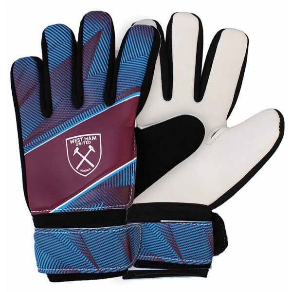 TM-04493-West-Ham-United-FC-Fuse-Goalkeeper-Gloves-Kids Official West Ham United FC Fuse Goalkeeper Gloves Kids