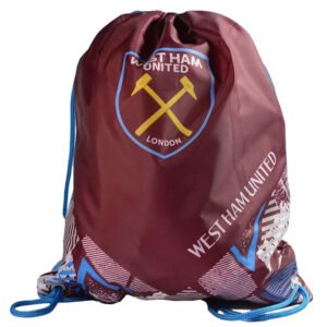TM-04501-West-Ham-United-FC-Vector-Gym-Bag Official West Ham United FC Vector Gym Bag