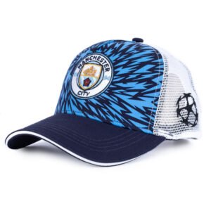 Official UEFA Champions League Manchester City FC UCL Trucker Cap