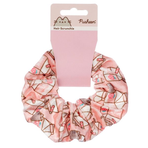 TM-04706-Pusheen-Scrunchie-Milkshake-1 Official Pusheen Milkshake Hair Scrunchie