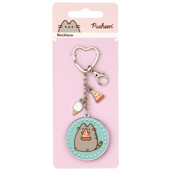 TM-04724-Pusheen-Charm-Keyring-Pizza-1 Official Pusheen Charm Keyring Pizza