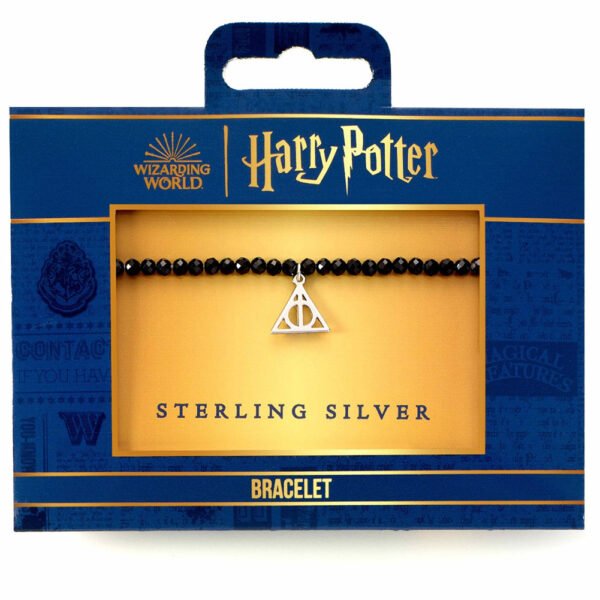 TM-04731-Harry-Potter-Stone-Bracelet-With-Sterling-Silver-Charm-Deathly-Hallows-1 Official Harry Potter Stone Bracelet With Sterling Silver Deathly Hallows Charm