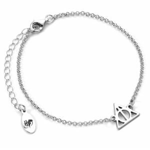 Official Harry Potter Sterling Silver Deathly Hallows Charm Bracelet