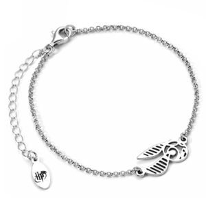 Official Harry Potter Sterling Silver Golden Snitch Charm Bracelet
