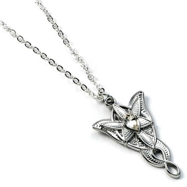 TM-04743-The-Lord-Of-The-Rings-Silver-Plated-Necklace-Evenstar Official The Lord Of The Rings Silver Plated Evenstar Necklace