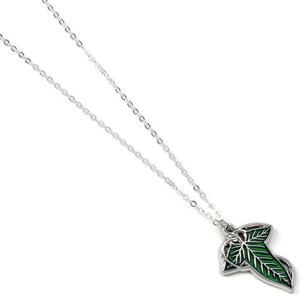 TM-04744-The-Lord-Of-The-Rings-Silver-Plated-Necklace-Leaf-Of-Lorien-1 Official The Lord Of The Rings Silver Plated Leaf Of Lorien Necklace