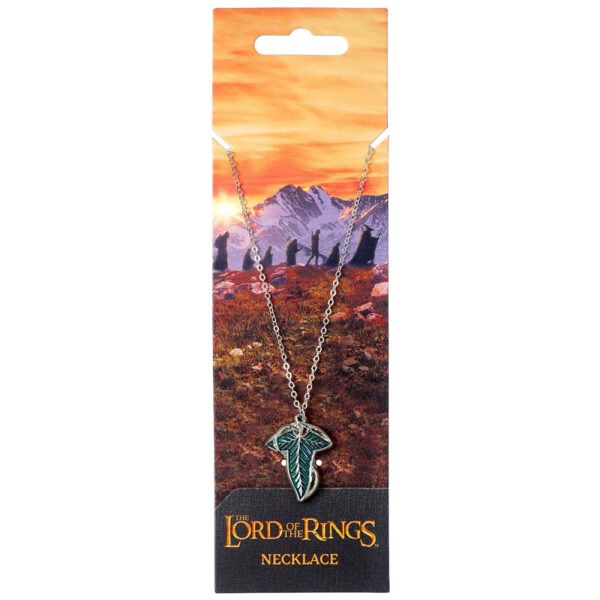 TM-04744-The-Lord-Of-The-Rings-Silver-Plated-Necklace-Leaf-Of-Lorien-3 Official The Lord Of The Rings Silver Plated Leaf Of Lorien Necklace