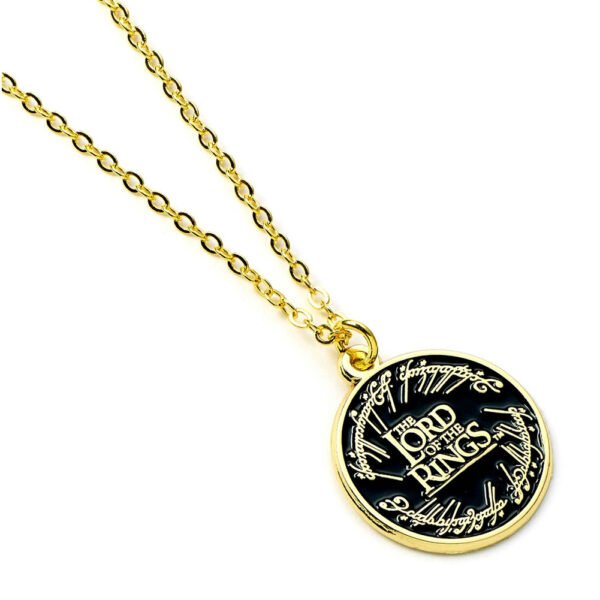 TM-04745-The-Lord-Of-The-Rings-Gold-Plated-Necklace-Logo Official The Lord Of The Rings Gold Plated Logo Necklace