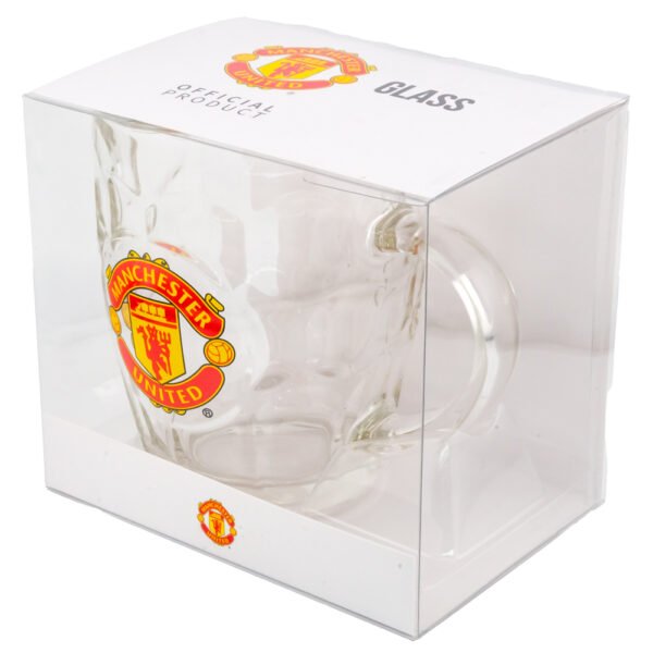 TM-04749-Manchester-United-FC-Glass-Tankard-1 Official Manchester United FC Dimple Glass Tankard