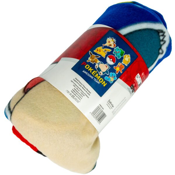 Official Pokemon Awesome Team Fleece Blanket