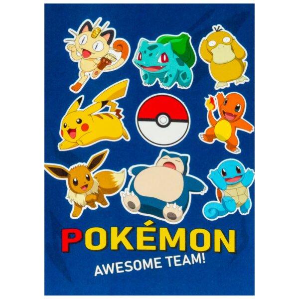 Official Pokemon Awesome Team Fleece Blanket