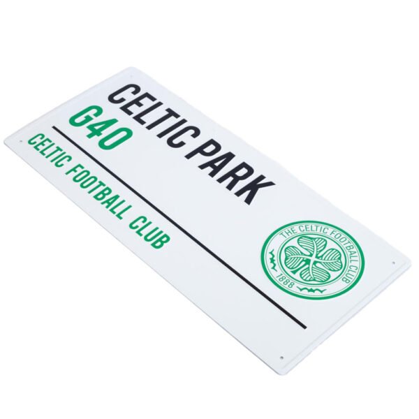TM-04843-Celtic-FC-White-Street-Sign-1 Official Celtic FC White Street Sign