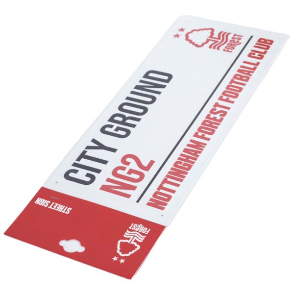 TM-04845-Nottingham-Forest-FC-White-Street-Sign-3 Official Nottingham Forest FC White Street Sign