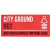 Official Nottingham Forest FC Colour Street Sign