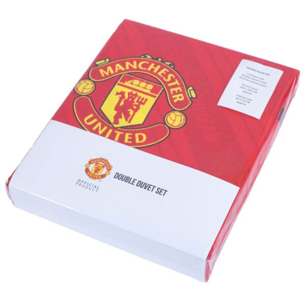 TM-04851-Manchester-United-FC-Core-Stripe-Double-Duvet-Set-3 Official Manchester United FC Core Stripe Double Duvet Set