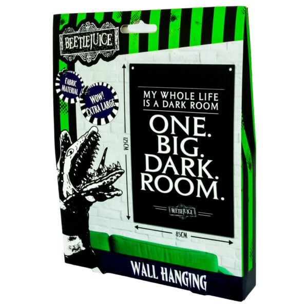 TM-04916-Beetlejuice-XL-Fabric-Wall-Banner-2 Official Beetlejuice XL Fabric Wall Banner