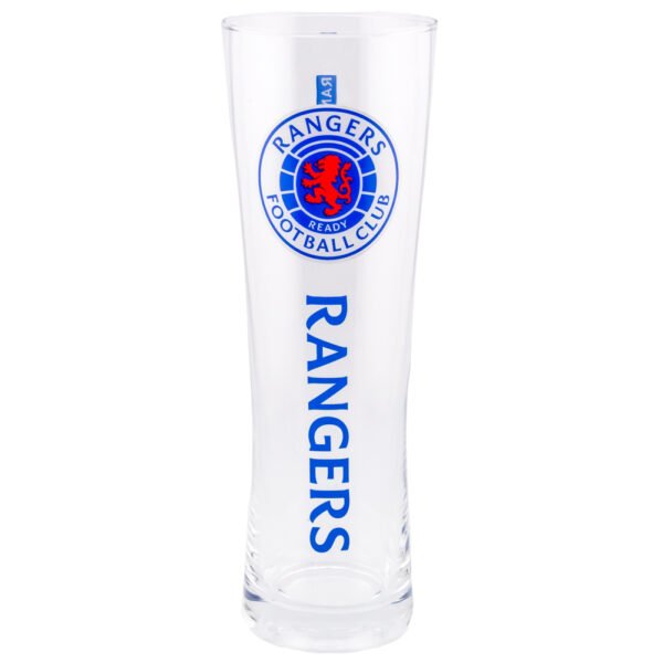 TM-04965-Rangers-FC-Tall-Beer-Glass Official Rangers FC Tall Beer Glass