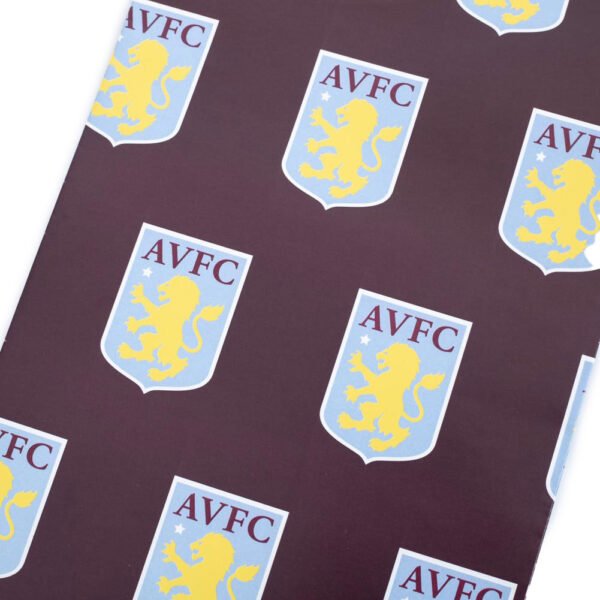 TM-04972-Aston-Villa-FC-Text-Gift-Wrap-3 Official Aston Villa FC Text Gift Wrap