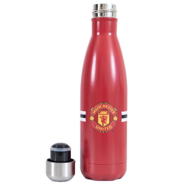 TM-05009-Manchester-United-FC-Core-Stripe-Thermal-Flask Official Manchester United FC Core Stripe Thermal Flask