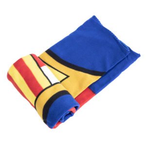 TM-05014-FC-Barcelona-Logo-Fleece-Blanket Official FC Barcelona Logo Fleece Blanket
