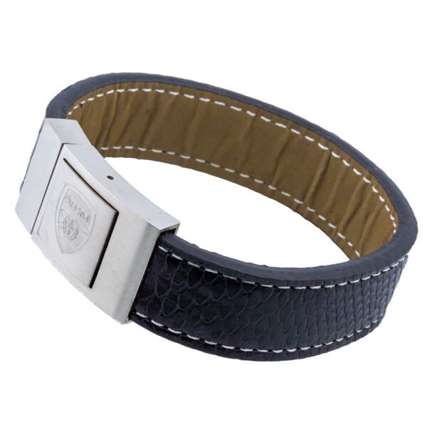 TM-05069-Arsenal-FC-Stitched-Leather-Bracelet Official Arsenal FC Stitched Leather Bracelet