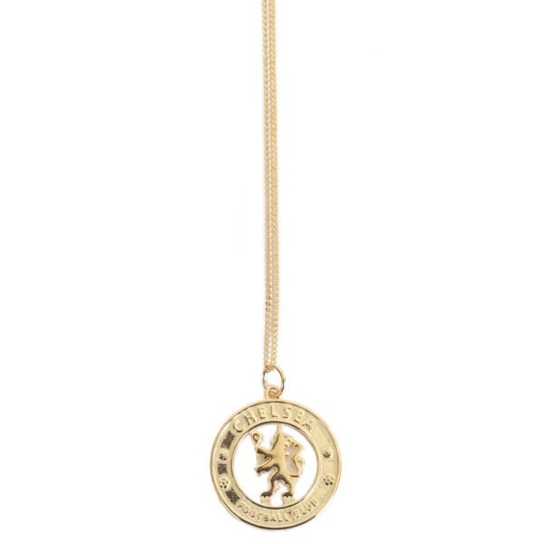 TM-05076-Chelsea-FC-18ct-Gold-Plated-on-Silver-Pendant-Chain-1 Official Chelsea FC 18ct Gold Plated on Silver Pendant & Chain