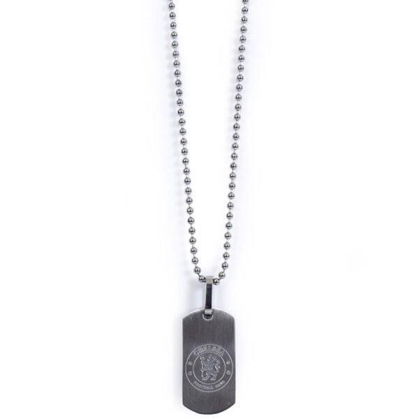 TM-05105-Chelsea-FC-Matt-Finish-Dog-Tag-Chain-1 Official Chelsea FC Matt Finish Dog Tag & Chain