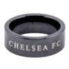 Official Chelsea FC Black Ceramic Ring Small