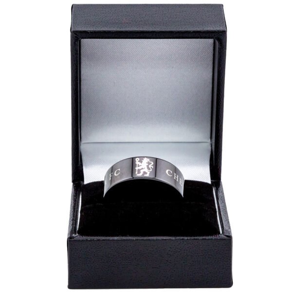 TM-05135-Chelsea-FC-Black-Ceramic-Ring-Small-2-1 Official Chelsea FC Black Ceramic Ring Medium