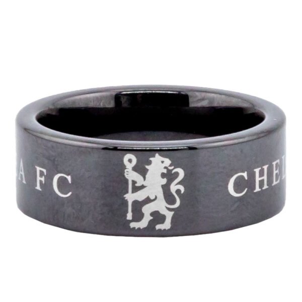 TM-05135-Chelsea-FC-Black-Ceramic-Ring-Small-3 Official Chelsea FC Black Ceramic Ring Medium
