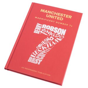 TM-05190-Manchester-United-Magnificent-Number-7s-Book Official Premier League Manchester United Magnificent Number 7s Book