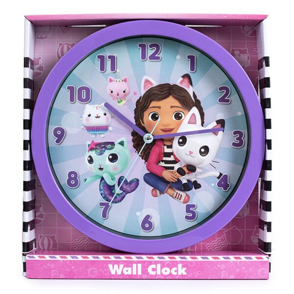 TM-05240-Gabbys-Dollhouse-Wall-Clock-3 Official Gabby's Dollhouse Wall Clock