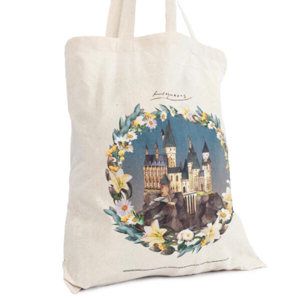 TM-05255-Harry-Potter-Hogwarts-Castle-Canvas-Tote-Bag-1 Official Harry Potter Hogwarts Castle Canvas Tote Bag