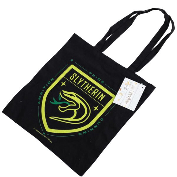 TM-05260-Harry-Potter-Slytherin-Canvas-Tote-Bag-3 Official Harry Potter Slytherin Canvas Tote Bag