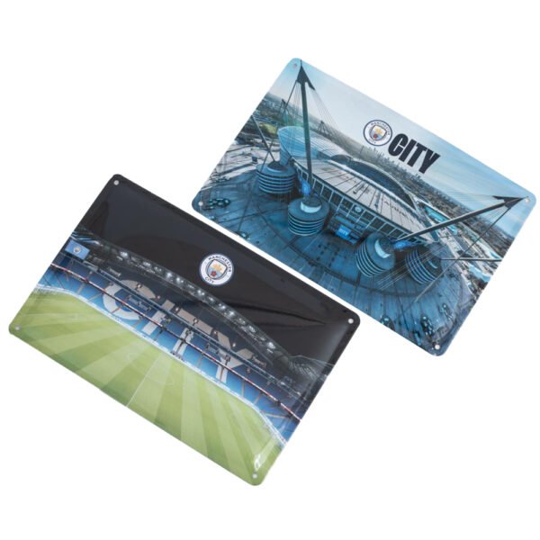 Official Manchester City FC 2pk Stadium Sign