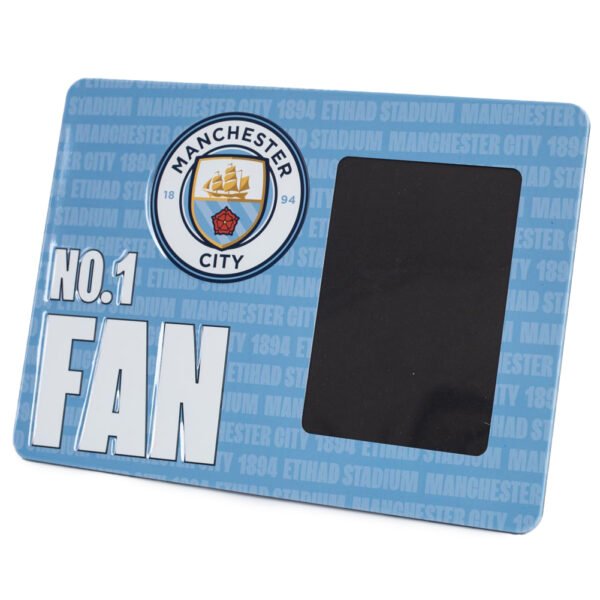 Official Manchester City FC No1 Fan Picture Frame Sign