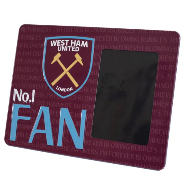 Official West Ham United FC No1 Fan Picture Frame Sign
