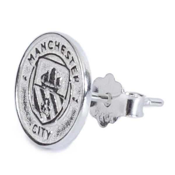 TM-05470-Manchester-City-FC-Sterling-Silver-Stud-Earring-1 Official Manchester City FC Sterling Silver Stud Earring