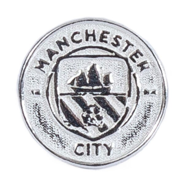 TM-05470-Manchester-City-FC-Sterling-Silver-Stud-Earring Official Manchester City FC Sterling Silver Stud Earring