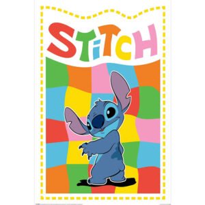 TM-05483-Lilo-Stitch-Chequered-Poster Official Lilo & Stitch Chequered Poster 235