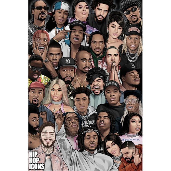TM-05487-Legends-Hip-Hop-Icons-Poster-295 Official Legends Hip Hop Icons Poster 295