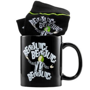 Official Beetlejuice Mug & Sock Set