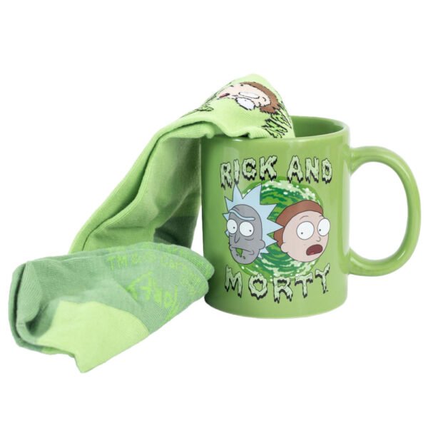 TM-05551-Rick-And-Morty-Mug-Sock-Set Official Rick And Morty Mug & Sock Set
