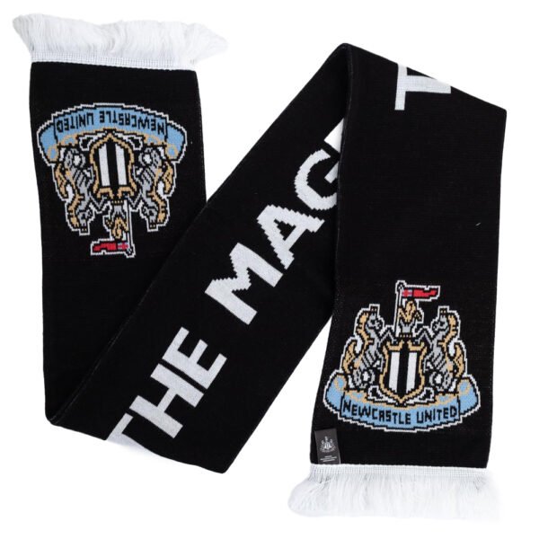 TM-05566-Newcastle-United-FC-Magpies-Scarf-1 Official Newcastle United FC Magpies Scarf