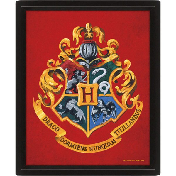 TM-05579-Harry-Potter-Gryffindor-Framed-3D-Picture-2 Official Harry Potter Gryffindor Framed 3D Picture