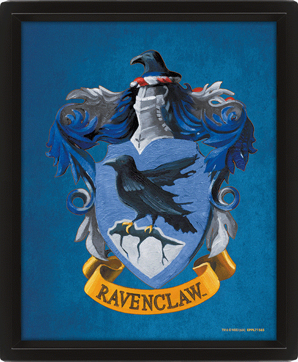 TM-05581-Harry-Potter-Ravenclaw-Framed-3D-Picture Official Harry Potter Ravenclaw Framed 3D Picture