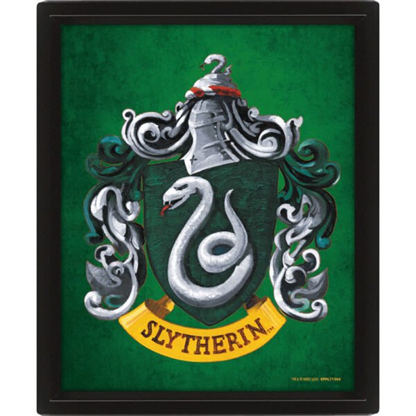 TM-05582-Harry-Potter-Slytherin-Framed-3D-Picture-1 Official Harry Potter Slytherin Framed 3D Picture